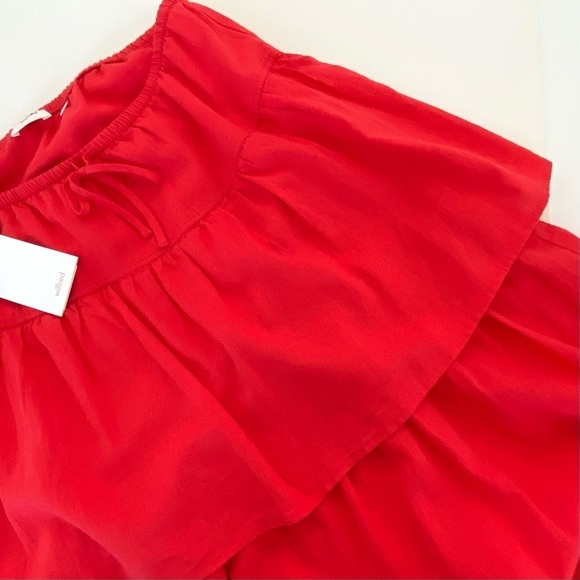 Aritzia Wilfred Century Linen Tiered Skirt - Picture 6 of 10